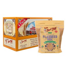밥스레드밀 브라운 아마씨 Bobs Red Mill Brown Flaxseed Meal 32oz(907g) 4개, 907g