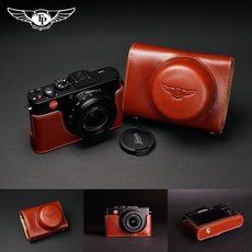 카메라가방 TP진피 Leica라이 D-LUX6DLUX6가죽커버 D6파우치 소가죽, T03-기본 통가죽 세트(블랙)세트 1