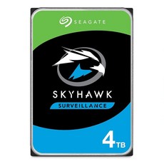 Seagate Skyhawk 4TB 비디오 내장 하드 드라이브 HDD - 3.5인치 SATA 6Gb/s 64MB 캐시 DVR NVR 보안 카메라 시스템용 드라이브 상태 관리 및, HDD(신규) - 삼성nvr