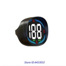 자동차 HUD GPS MPH 디지털 속도계 나침반 과속 경보 액세서리 르노 삼성 호환 SM5 EX2, 1개
