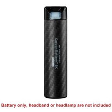 배터리 배터리 Nitecore 탄소 USB-C 6K 리튬 사진 충전식 확장 헤드램프 6000mAh 촬영용 런타임, Battery only, 1개