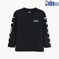 NBA키즈 LAL LAKERS 소매 레터링 티셔츠 (K201TS120P)