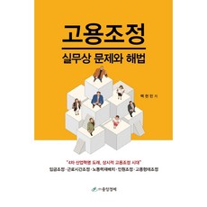 고용조정 실무상 문제와 해법, 중앙경제, 백현민 저