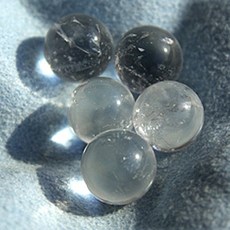 힐링젬 천연원석 백수정 12mm 구슬 힐링 치유 명상 원석볼 원형볼
