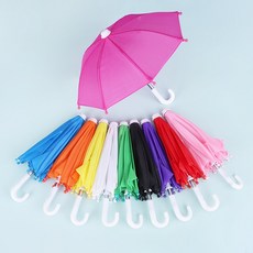 짱패브릭 인형용 우산 파올라레이나 우산 미니우산 소품, 레드