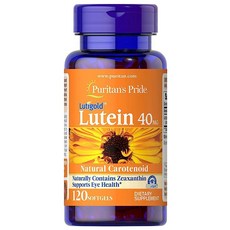 (미국직배송) 퓨리탄프라이드 루테인 40mg 소프트젤 120정 2팩, 1 Count (Pack of 120), 2개