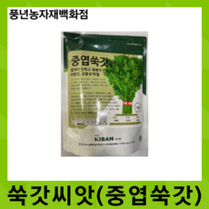 중엽쑥갓 300g/엽색이 진하고 재배가 안정되어 수량성 상품성이 탁원한 쑥갓 씨앗, 1개