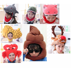 붕어빵공룡상어꽃게물고기동물인형인싸모자