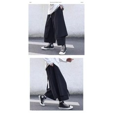 검도 바지 팬츠 남자 치마 밴딩 레이어드 도복
