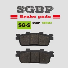 [SGBP] 크루심125/300 조이맥스125/300 보이저 보이져(연동) 세미메탈 브레이크패드, 뒤(BP-114), 1세트 뒤(BP-114), 1세트