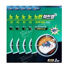 쥐약 쥐끈끈이 노런쥐트랩 5각10개입, 10개입, 1개