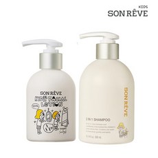 쏭레브 키즈 페이셜 로션(200ml) + 2in1 샴푸(300ml)(컨디셔너 기능포함), 없음