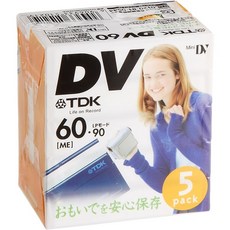 일본직발송 2. TDK MINIDV 카세트 60분 녹화 5개 팩 [DVM60BUX5A] B000AM5ZKI, One Size_One Color, 상세 설명 참조0, One Size_One Color