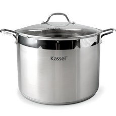 Kassel 電磁爐適用Rouban不鏽鋼燉鍋 17L, 34cm, 1個, 混色