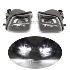BMW F01 F02 F03 용 LED 헤드라이트 앞 범퍼 안개등 어셈블리 7 시리즈 730i 740i 750i 760i 740d 750iX 2010-2013, 3) LED fog - Right