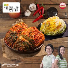 깐깐 송도순 김치 포기김치 5kg+백김치 3kg, 단품없음