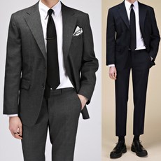 남자그레이정장