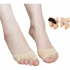 [해외] 발끝 5개 반지 레이디스 발가락 양말미끄럼자 발끝 커버 양말2개 4장 세트발바닥 땀받이 풋 커버