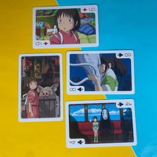 스튜디오 지브리 애니메이션 카드 트럼프 카드 센과 치히로의 행방불명