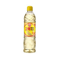 오뚜기 소문난 2배현미식초 900ML 야식 분식 자취템 쏘울푸드, 13개