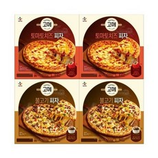 CJ 고메 피자 토마토치즈345g x2개 콤비네이션405g x2개, CJ 고메 피자 토마토치즈345g x2개 콤비네이션40, 2개