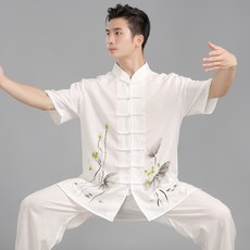 남자 죽사마 무술 코스튬의상 퍼포먼스 차이나 권법 연공복 봄 여름 계절