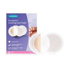 Lansinoh Soothies 모유 수유 및 완화를 위한 유방 젤 패드 패드 4개 Soothies Breast Gel, 1세트