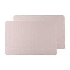 1+1 빨아쓰는 규조토 발매트 60x40, 아이보리스킨 1+1, 사각형