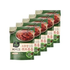 CJ제일제당 비비고 고추장쥐포볶음 60g, 5개