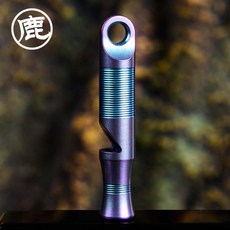 휘슬 WEknife티타늄합금 휘파람 야외 장비 공구 휴대용 부속품 캠핑 EDC구원 호루라기, T03-티타늄합금 휘파람 A-0A보라색