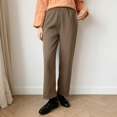 [리엘라]마르띠 여성용 두툼한 기모밴딩 일자 팬츠 인생팬츠 편한바지 겨울데일리팬츠 하이웨스트 밴딩팬츠 포근한 밴딩일자팬츠