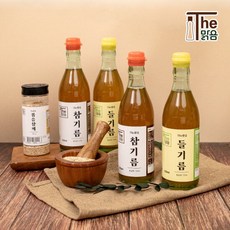 The맑음 저온압착 참기름 & 들기름 350ml 1+1
