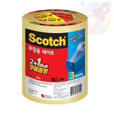 3M 포장 테이프 투명 종이박스테이프 3M박스테이프리필