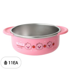 릴팡 루피 안전핸들 논슬립 스텐 대접, 혼합색상, 11개