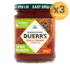 듀어스 마멀레이드 잼 Duerrs Thick Cut Marmalade, 1개, 340g