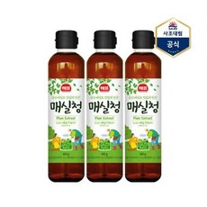 [사조] 해표 매실청 650g 3개, 5세트