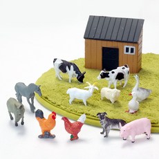 아기동물피규어