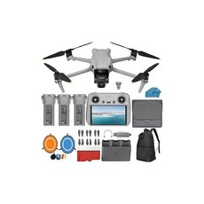 DJI Air 3 Fly More Combo Drone with DJI RC 2 Screen Remote Drone with 4K HDR 46-Min Max Flight Tim
