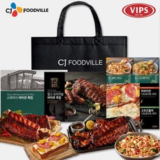 VIPS 빕스 버라이어티 선물세트 1호(폭립 2+피자 2+볶음밥 2), 1개