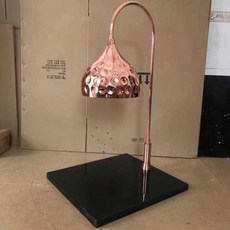 음식 보온 램프 뷔페 유지 조명 가열 레스토랑, 상세 페이지 참고, 싱글 헤드 실버 대리석