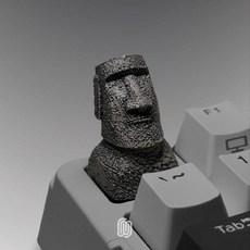 이스터 섬 석상 키캡 특이한 키보드 커스텀