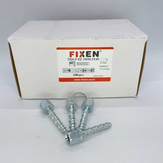 FIXEN 전산볼트 스크류앙카 암나사 천장용 삼부용 (3/8x6.5x40) 100개 1개