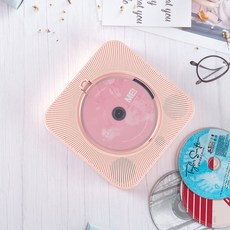 아날로그 CD 플레이어 감성 빈티지 CDP, 7.핑크충전모델+먼지커버+블루투스송신기 - 어반아웃피터스cdp