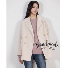 샐리 [울100%]더블하프핸드메이드코트_I4D-MCT004