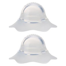 함몰유두 교정기 나노 실버 실리콘 교정기 꽃잎 모양의 추출기 흡입 X90C 용 2Pcs, 2개, 1개