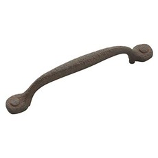 히코리 하드웨어 P2998-RI-10B 세련된 소박한 컬렉션 당 (Rustic Iron 5-1／16 Inch (128mm) Center to Center Pack of 10), 본상품