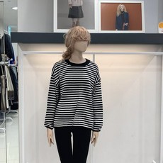 르샵 르샵 스트라이프 니트 티셔츠 LKAKP807A
