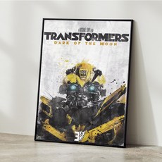 트랜스포머 포스터 사진 액자 영화 벽장식 인테리어 장식품 그림 아이방 꾸미기 18, A3 사이즈(297_420mm), A3 포스터 + 화이트 액자 결합