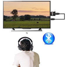 nexi 블루투스 TV 오디오 동글 TX RX 송수신기 리시버, 단일상품