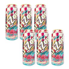 Холодный чай Arizona со вкусом малины, 6 шт по 650 мл